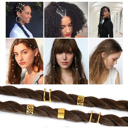 20 piezas joyas para trenzas con cristales miniatura 3