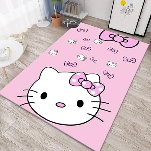 SOFPRO Kawaii Kitten Face Runner Rug