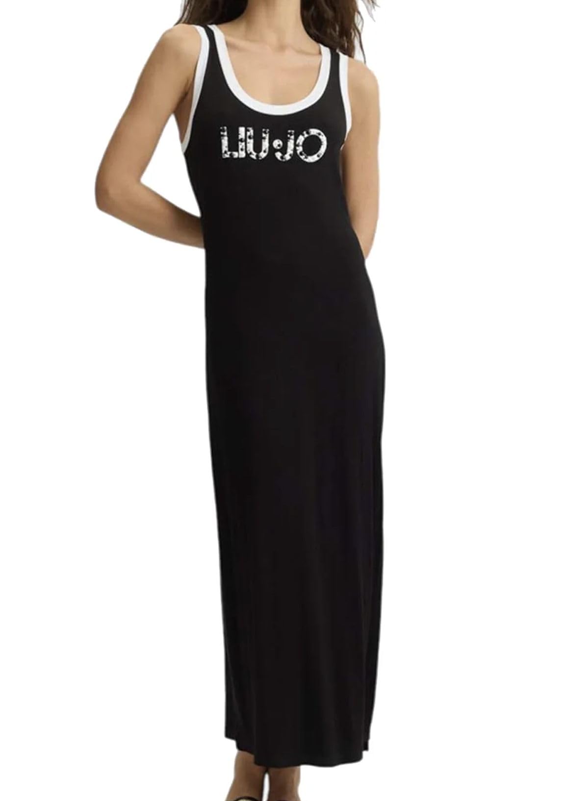 Abito donna Liu Jo nero/bianco ES25LJ23 VA5134 JS360 M
