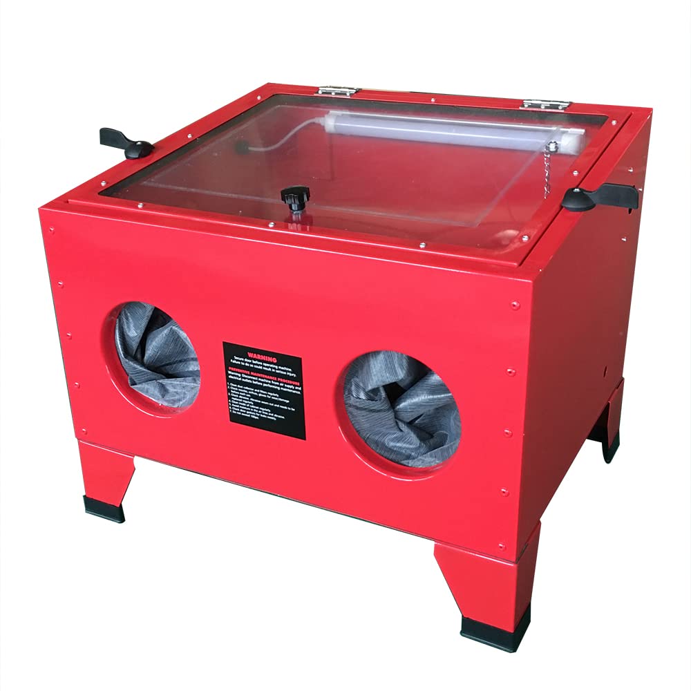 AutoForever 25 Gallon Bench Top Air Sandblasting Cabinet