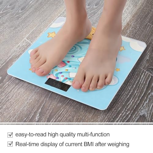 Báscula digital de baño con plataforma de vidrio templado miniatura 5