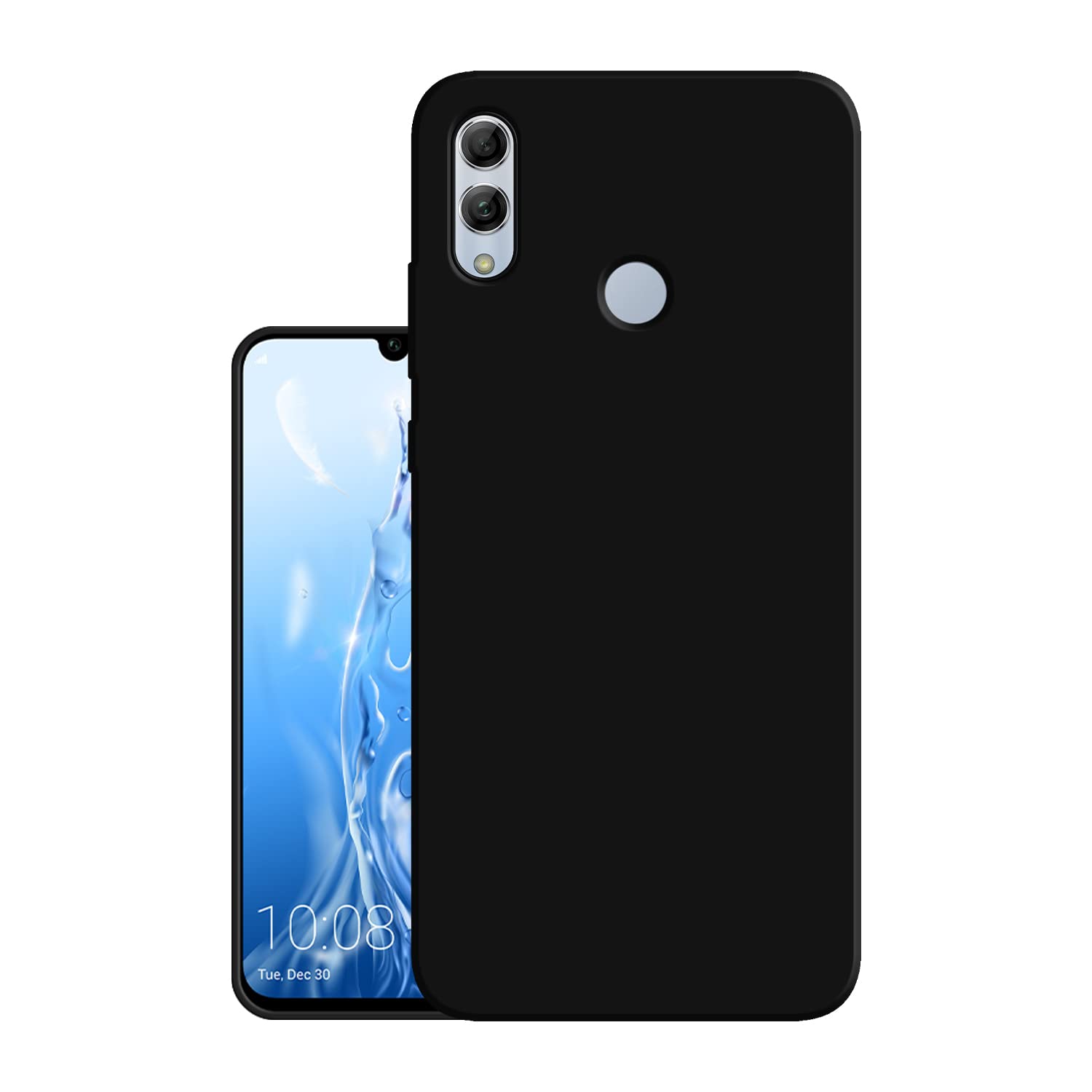 HELLO ZONE Exclusive Matte Finish Soft Back Case Cover for Honor 10 Lite - Black (B07TDXP1G9) Amazon Price History, Amazon Price Tracker
