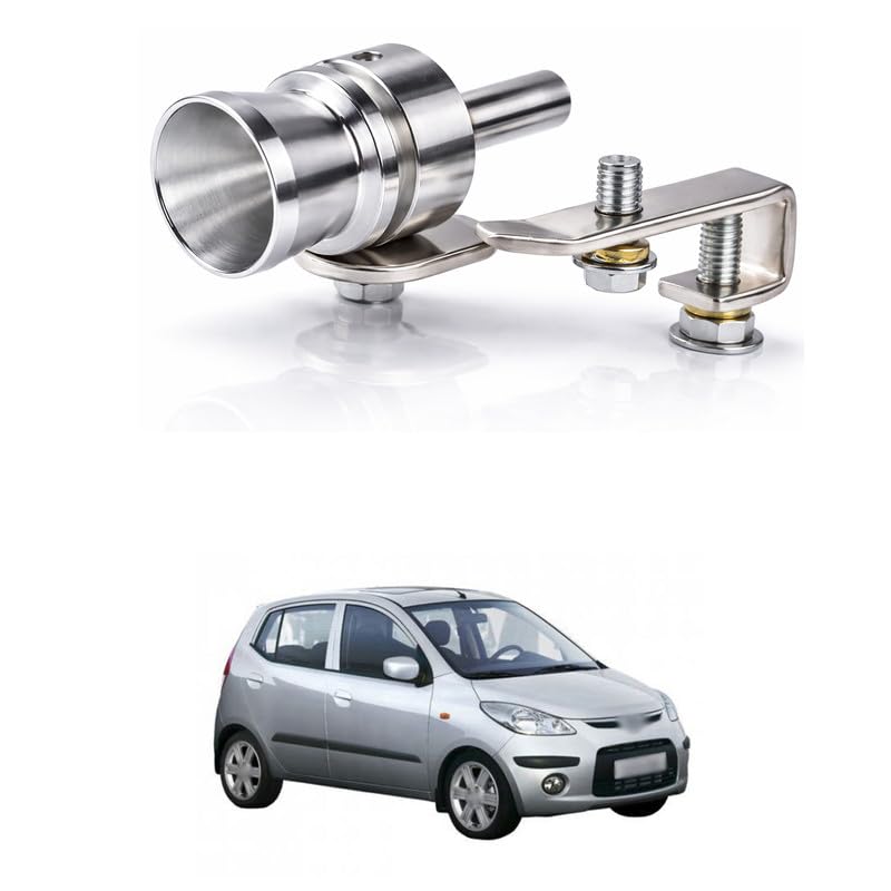 LOVMOTO Universal Turbo Sound, Exhaust Pipe Oversized Roar Maker Car Turbo Whistle Noise Exhaust Muffler Pipe Whistle/Fake Blow Off Valve BOV Simulator Comfortable With i-10 Gra-nd-image-10