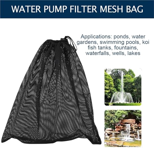 10 bolsas filtro para bomba con cuerda ajustable miniatura 3
