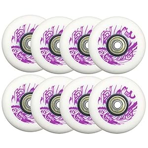 WTBHDUK 76mm Inline Skate Rollen 8er Set