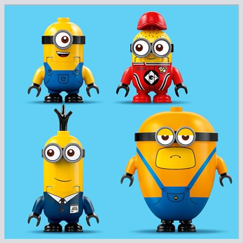 LEGO Despicable Me 4 Minyonlar ve Muz Araba 75580 6 Yaş ve Üzeri Çocuklar İçin Filmden Esinlenen Yaratıcı Oyuncak Yapım Seti (136 Parça)