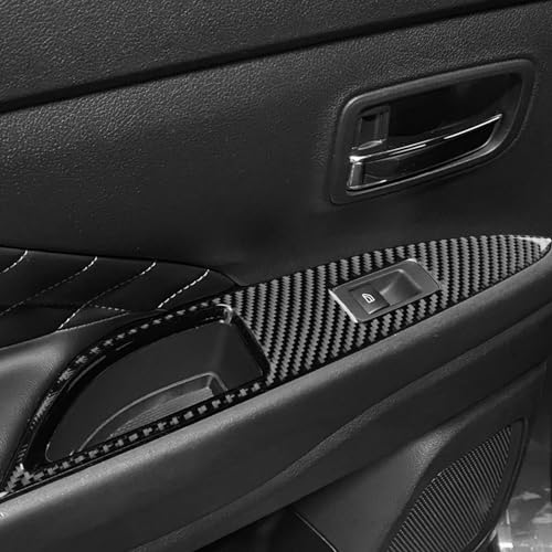 Car Interior Accessories Lift Carbon Fiber Trim Sticker Compatible with Mitsubishi Outlander 2014 2015 2016