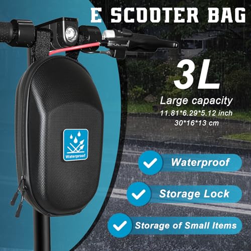 Image of Scooter Lock with Bag, Bike Lock, Anti-Theft Cable Lock 39.37 inch