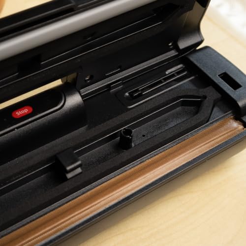 Image of Sipologie Vacuum Sealer Machine for Food | 60kPa Automatic Food Packing and Sealing Machine for Food Packets | 28cm Extended Seal | Wet and Dry Modes | 10 Vacuum Pouches | 1 Year Warranty