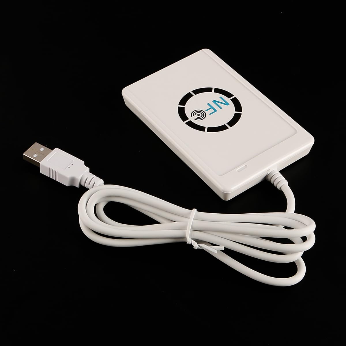 Lecteur RFID NFC ACR122U Lecteur de Cartes RFID ISO 14443A/B Lecteur de Cartes à Puce sans Contact avec câble USB