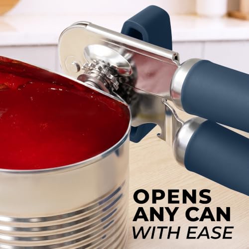 Image of Zulay Kitchen Stainless Steel Swing Open Manual Can Opener Comfortable Grip