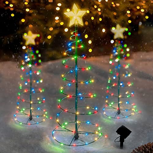 Albero di Natale a Spirale Lampade a Stringa a LED...