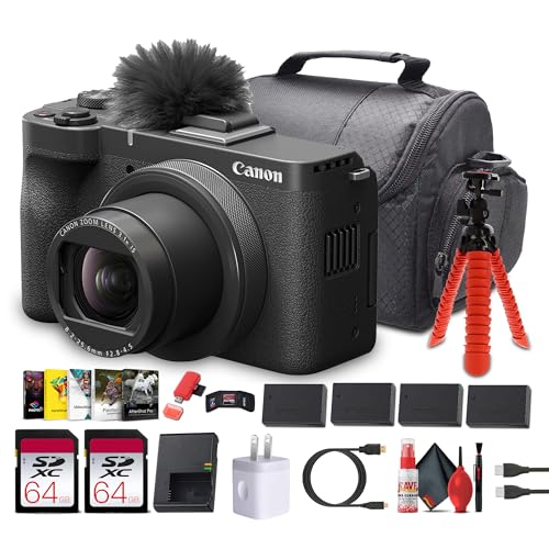 Cámara Canon PowerShot V1 4K Vlogging Sensor 1-Pulgada miniatura 1