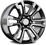 Topline Replicas - V1184 Compatible with 2017 GMC Denali Gunmetal/Machined Wheel 22x9'/6x5.5'/+31mm Offset