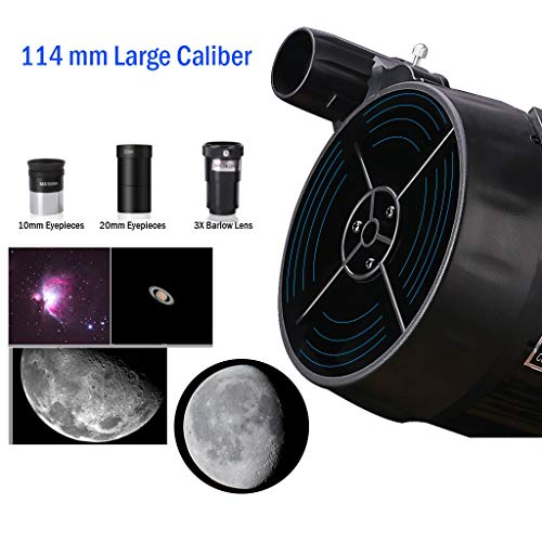Telescopio Astronómico Refractor 114mm YXCKG con Trípode miniatura 2