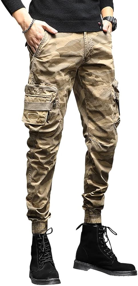 Amazon | [netero] 迷彩パンツ カーゴパンツ メンズ ミリタリーパンツ