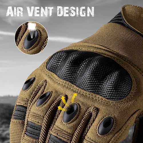 Image of WTACTFUL Tactical Gloves Men Women, Touchscreen Reinforced Palm