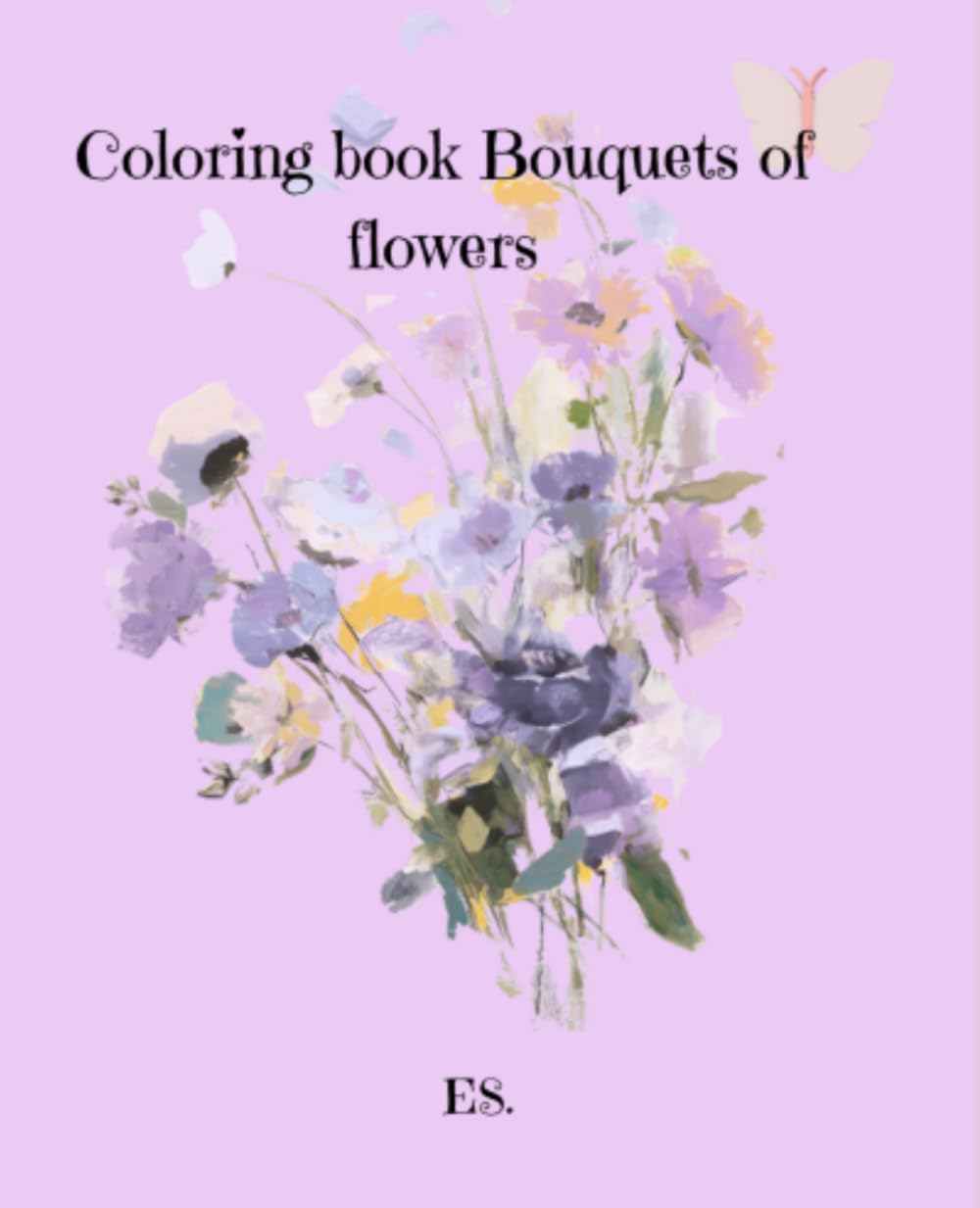 Coloring book Bouquets of flowers