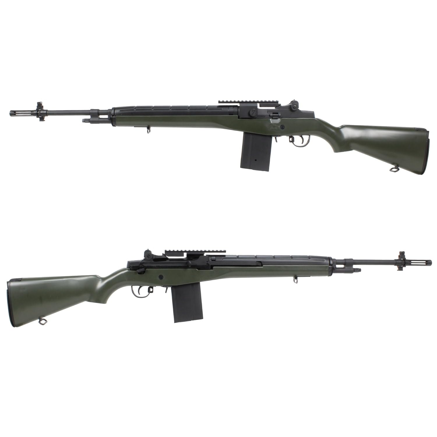 Amazon.co.jp: 【お得なスコープセット】AGM M14 電動ガン (オリーブ