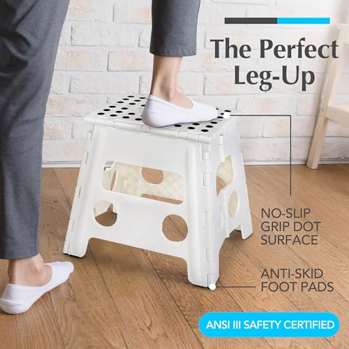 image for Handy Laundry Folding Lightweight Step Stool - Sturdy Enough to Suppor