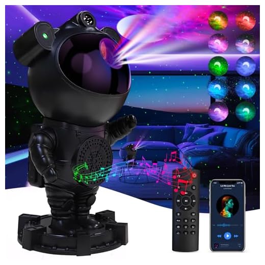 Projetor de luz de estrela e galáxia para quarto, luz noturna estrelada com alto-falante de música, controle de voz/remoto, temporizador, projetor de ondas do oceano para crianças, adultos, para teto e decoração de quarto