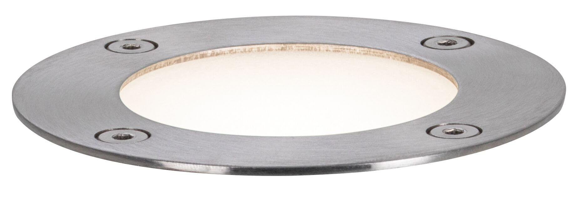 Paulmann 94274 Plug & Shine Lampe d'extérieur LED Zigbee encastré de sol RGBW avec 1x3,7 Watt dimmable IP65 argent éclairage de jardin métal 3000 K