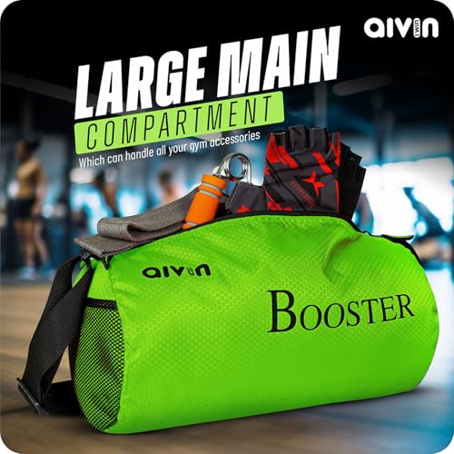 Image of Aivin Booster Multipurpose Gym Bag | Gym Bags | Adjustable Shoulder Bag for Men |Duffle Gym Bags for Men | Fitness Bag|Carry Bags|Sports & Travel Bag|Sports Kit| Duffle Bags Travel