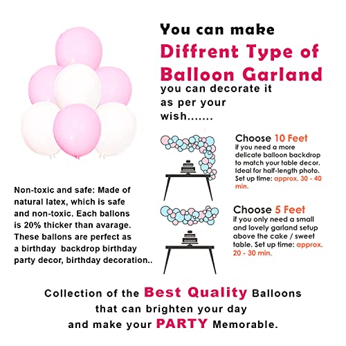 Image of Party Propz Princess theme Birthday decoration kit - Pack of 63pcs 2nd Birthday Decorations for Girls with Pink Balloons for birthday, star balloon (Cardstock,Latex)