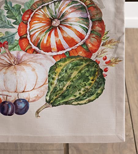 Maison d' Hermine Table runner 100% Cotton Single Layer Table Runners 180 CM long for Christmas Decorations Home Kitchen Dining Party Wedding Bridal Shower (Lumina - Image 4