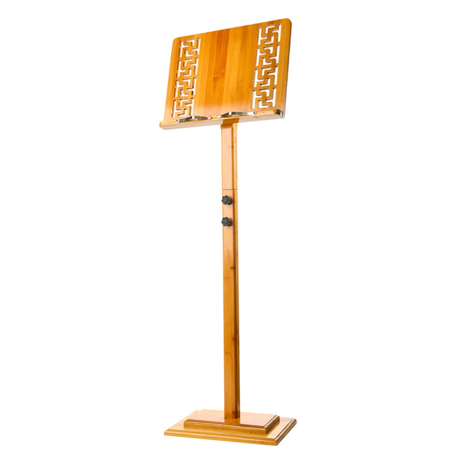 Atril con Soporte para teléfono y micrófono, Atril de Metal Plegable para partituras, Atril para Orquesta, se Puede Utilizar como Atril de Lectura y el Atril Tiene una Base Engrosada