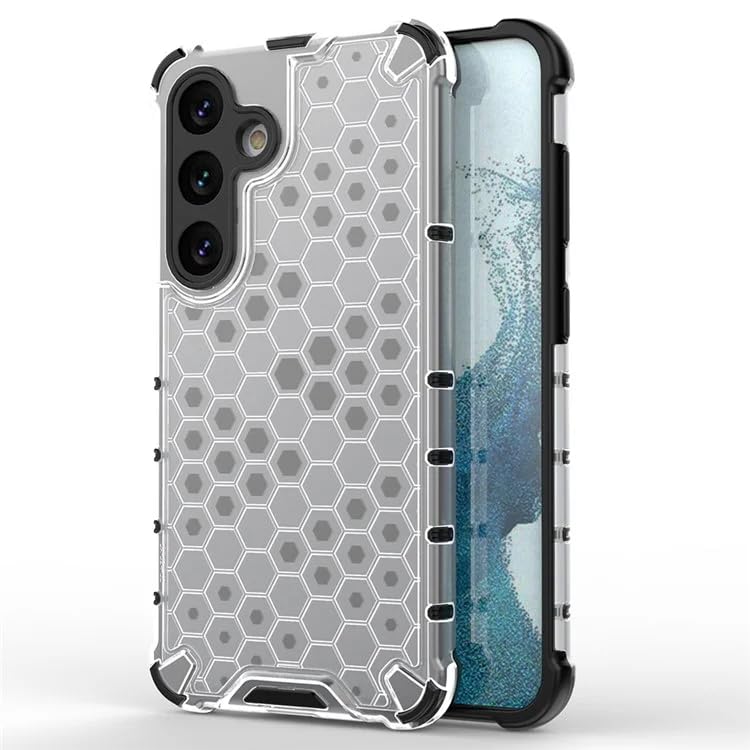 Image of Harc PC Honeycomb Back Case Cover for Samsung Galaxy A36 Anti Slip Ultra Thin Shockproof Reinforced Corners (Polycarbonate|Clear)