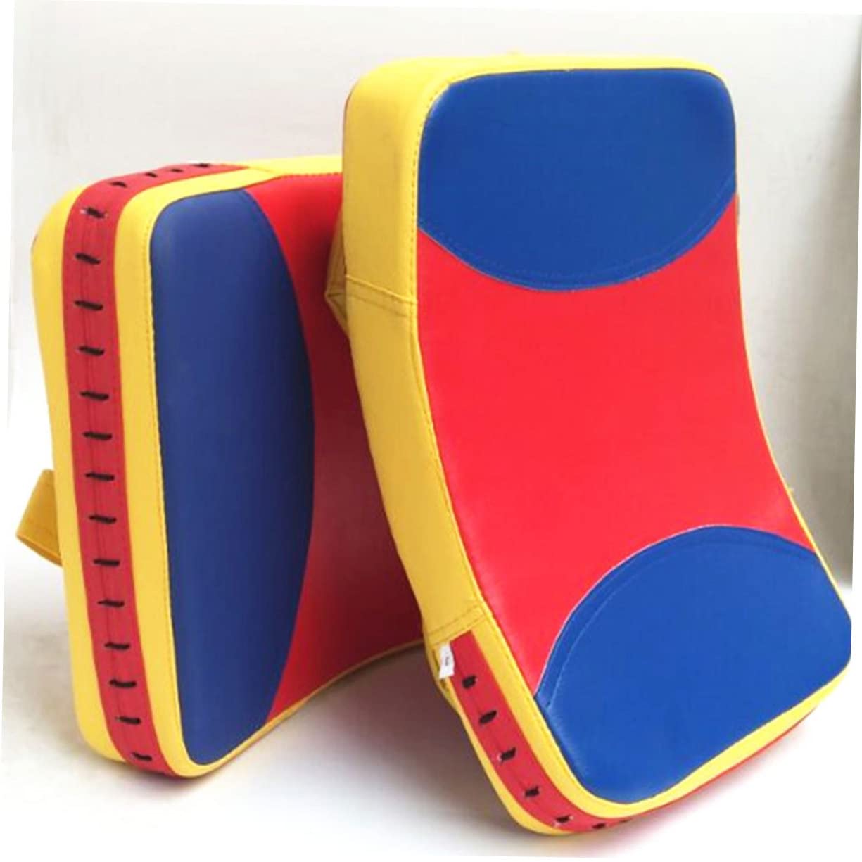 Mipcase Scudo da Boxe Curvo Rinforzato con Imbottitura Spessa per Protezione e Assorbimento Urti Pad Kick Taekwondo per Allenamento Karate e MMA Adatto e Adulti