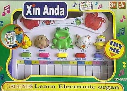 Piano Teclado Musical Infantil Sons Luz Eletrônico 12 Tecla