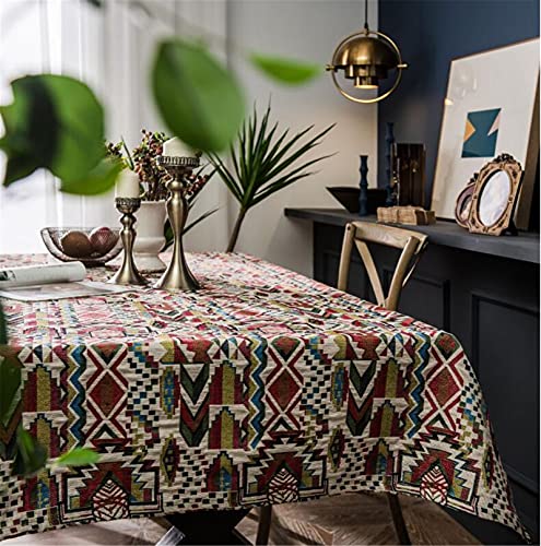 RAILONCH Tafelkleed afwasbaar, boho stijl tafelkleed, vuilafstotend, onderhoudsarm, tafeldecoratie, voor keuken, tuin… - Image 6