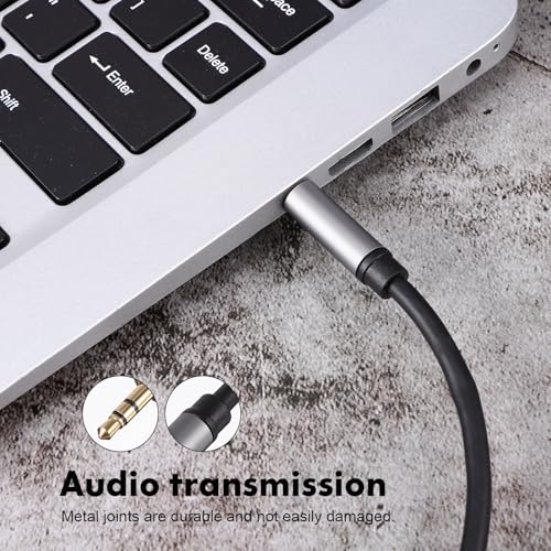 Cable de audio auxiliar 5mm Kisangel 2 piezas miniatura 7