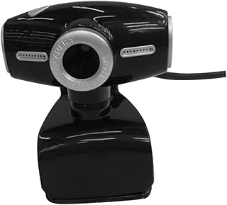 UKCOCO PC Camera Clip-on Web Camera Webcam with Mic 480p Webcam with Microphone Video Camera 480p Black
