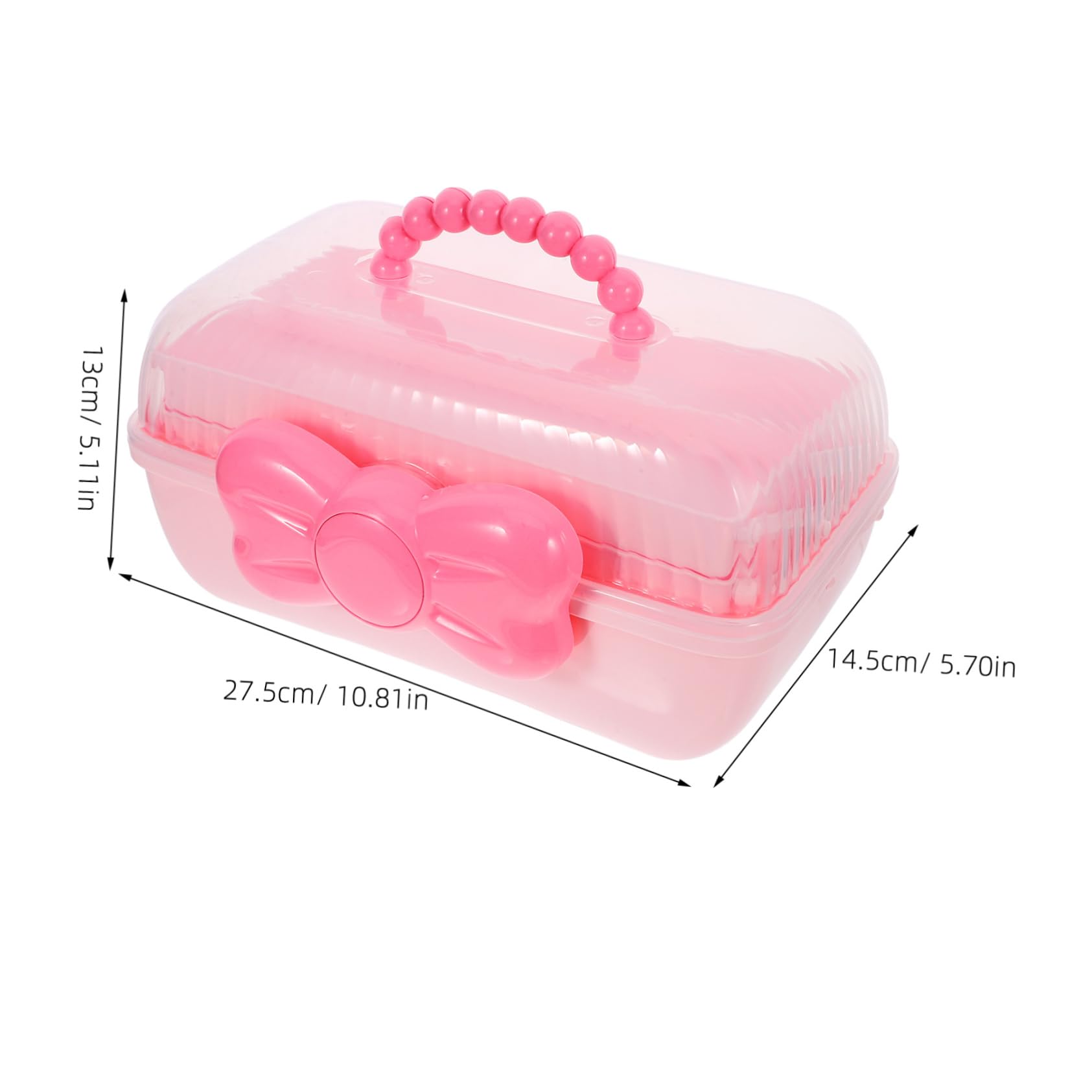 IMIKEYA Aufbewahrungsbox für Haaraccessoires Tragetasche für Schmuck Schreibtisch-organizer Platz für Haarschmuck Reisegeeignet Haltbares Material Ordnung für Schminktisch
