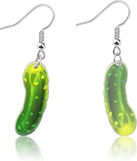 Funny Pickle Earring The Pickles Pickle Lover Gift Pickle Lover Earring Pickle Onesie Vegetable charm
