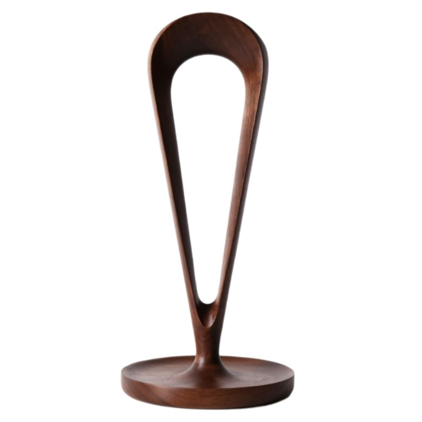 MRKU Headphone Stand Holder Headset Hook Hanger Desktop Rack Walnut Maple Wood For Desk,Office PC Gaming