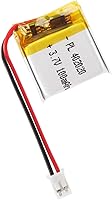 Vista 23 de 802030 Batería Lipo de 3.7V 400mAh 802030 Juego de Batería de Polímero de Litio Recargable con Conector JST PH2.0mm para Dispositivo Electrónico