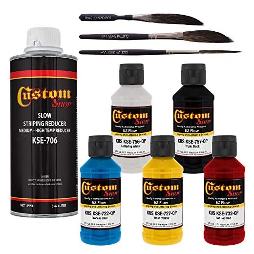 Custom Shop Lettering Enamel/Pinstripe 5 Paint Colors