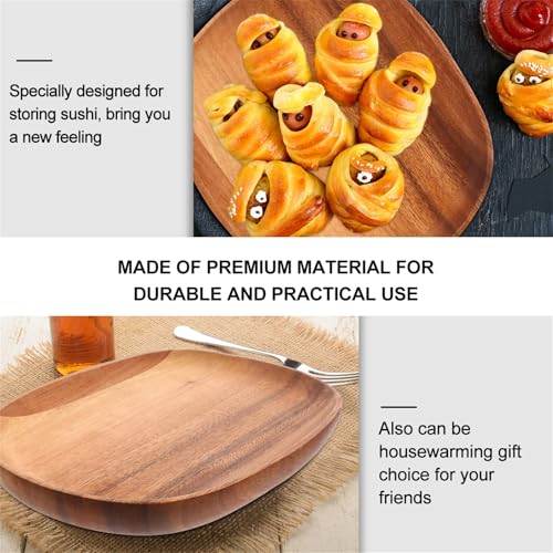 Plato Irregular estilo japonés para sushi de plástico miniatura 6