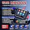 Autel Scanner MaxiCOM MK808S: 2026 Bidirectional Tool as MX808S MK808BT Pro M808Z, Work as MaxiCheck MX900 MK900BT, 28+ Service, 3000+ Active Tests, All System OBD2 Diagnostics, OS 11, 10X Faster