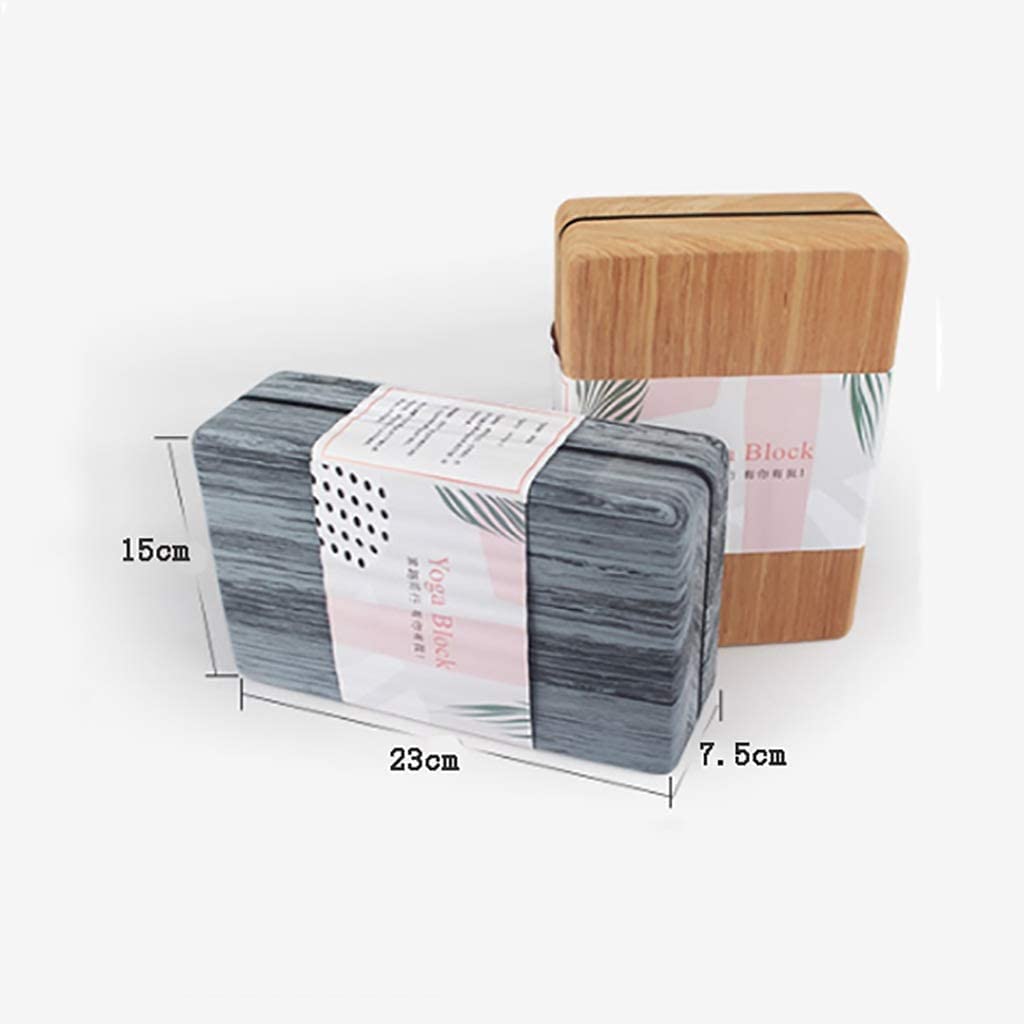 Blocs de Yoga Briques de Fitness en Mousse Haute densité résistantes à l'humidité for Pilates, Blocs de Yoga, Brique de Support en Mousse, Bloc de Yoga POE Mousse Stretch Exercice Fitness Gym Bloc de