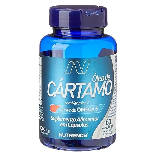Nutrends Óleo De Cártamo 1000Mg 60 Cápsulas