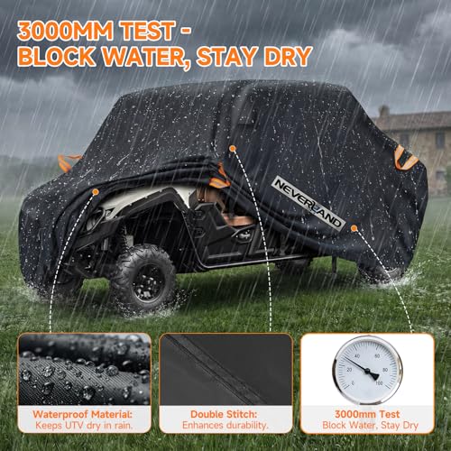 Image of NEVERLAND UTV Cover Heavy Duty Waterproof 4-6 Seater All-Weather Protection