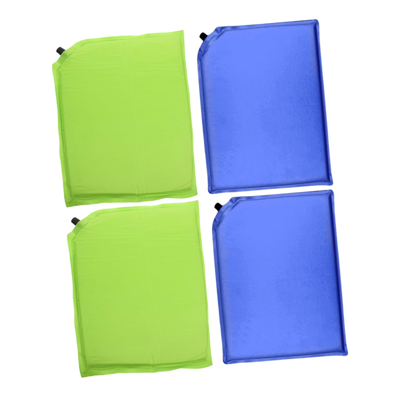 BRIGHTFUFU 4pcs Self-Inflating Camping Pad Portable Seat Cushion Inflatable Travel Cushion for Hiking