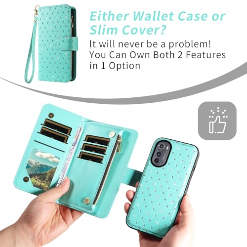 Coque Moto Edge 2022 Asuwish évite rayures bris couleur vert - 4