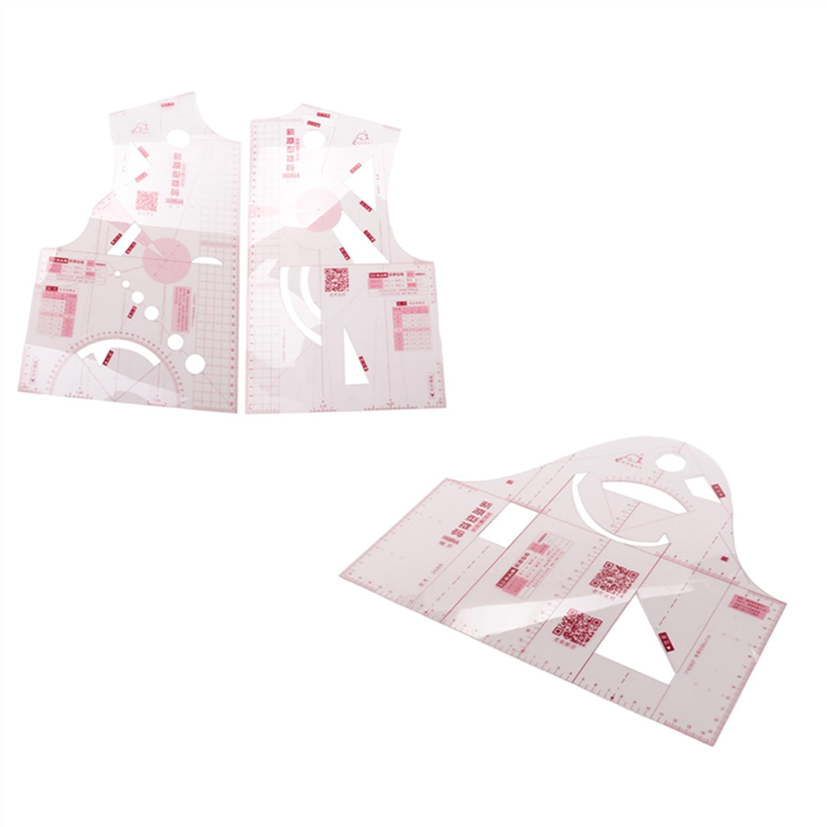 9 x 1 : 1 Mode Tissu Design Règle Forme de Récolte Étudiant Enseignement Vêtements Modèle de Dessin Pièce Vêtement Type Règle