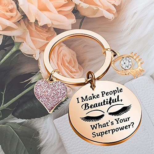 Image of WSNANG Lashes Artist Jewelry Eyelashes Artist Gift I Make People Beautiful What's Your Superpower Bracelet